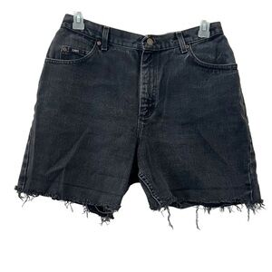 Lee Black Denim Cutoff Jean Shorts
